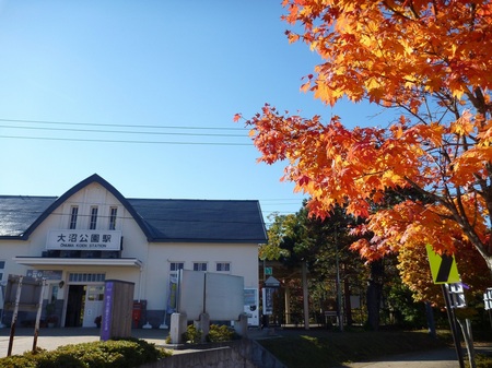 10.28大沼公園駅.JPG