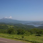 きじひき高原（木地挽山）展望台から見る大沼