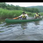 大沼小沼でカヌー体験